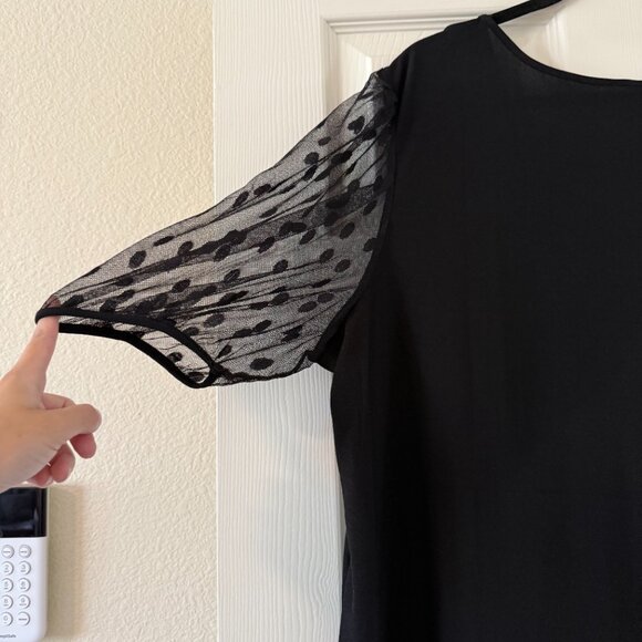 Black Plus Size Top Size 3X - Picture 3 of 5